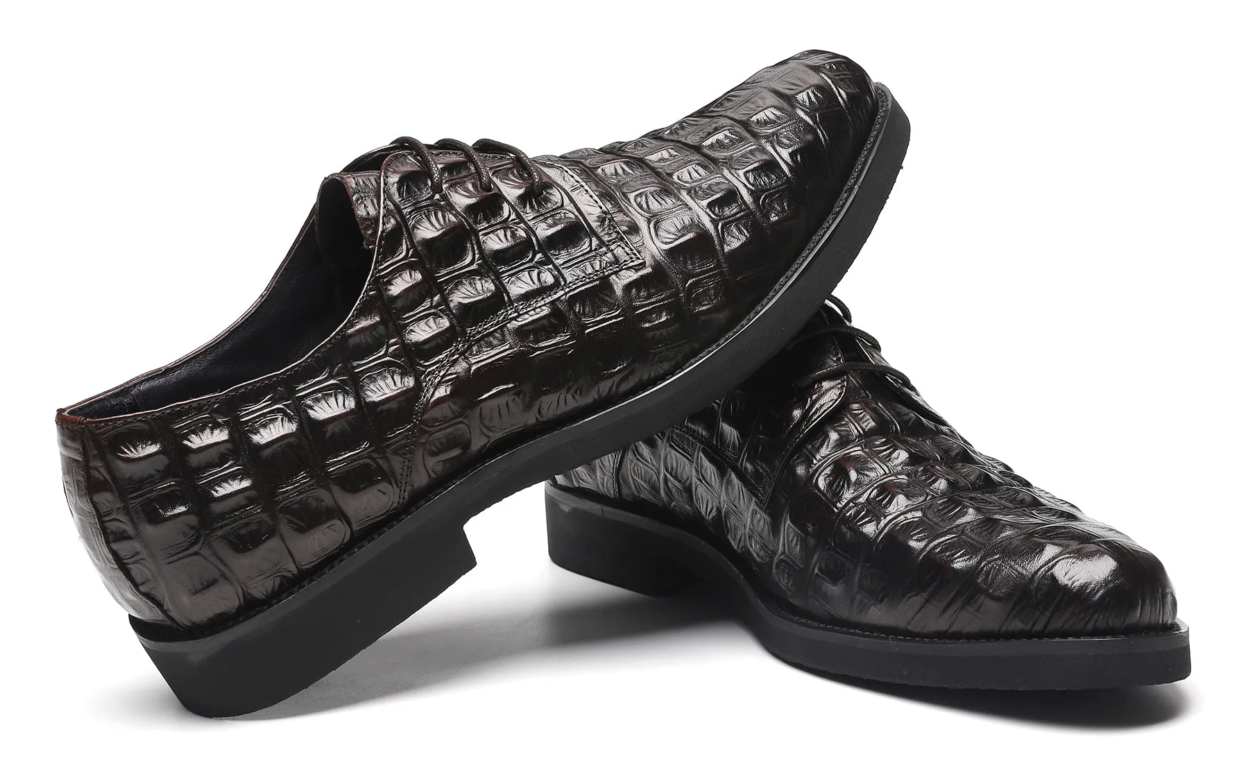 Men's Lace-up Leather Derby Comfort Shoes