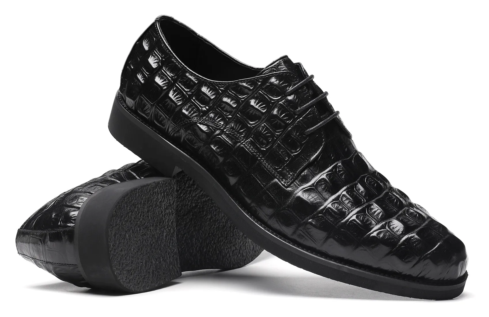 Men's Lace-up Leather Derby Comfort Shoes