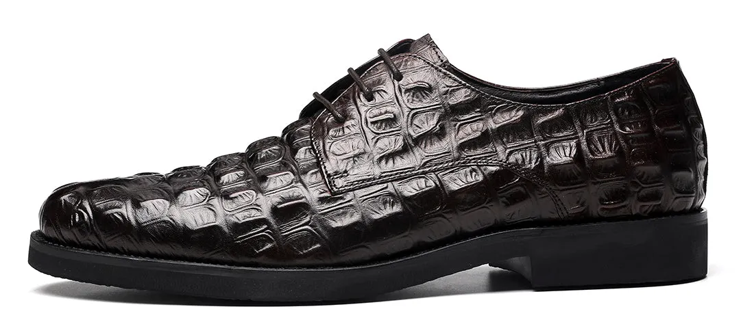 Men's Lace-up Leather Derby Comfort Shoes