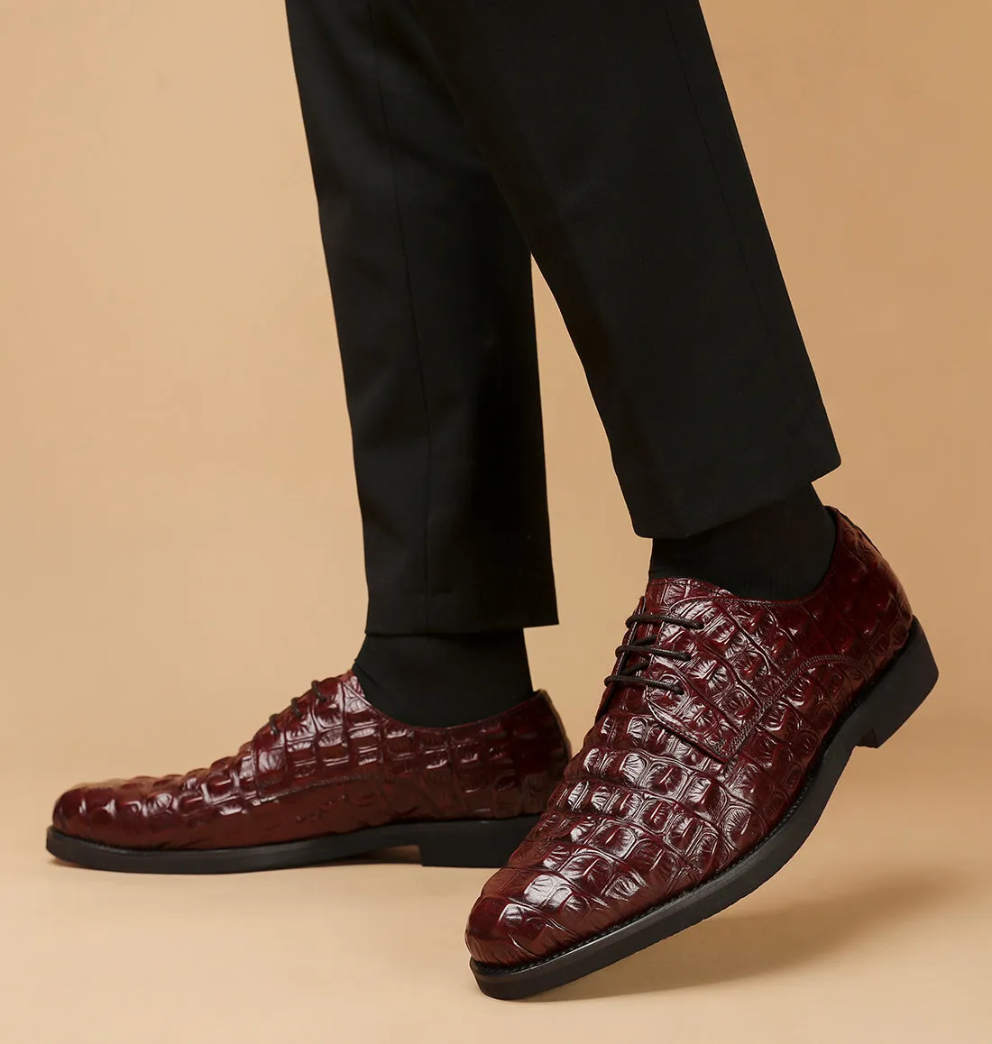 Men's Lace-up Leather Derby Comfort Shoes