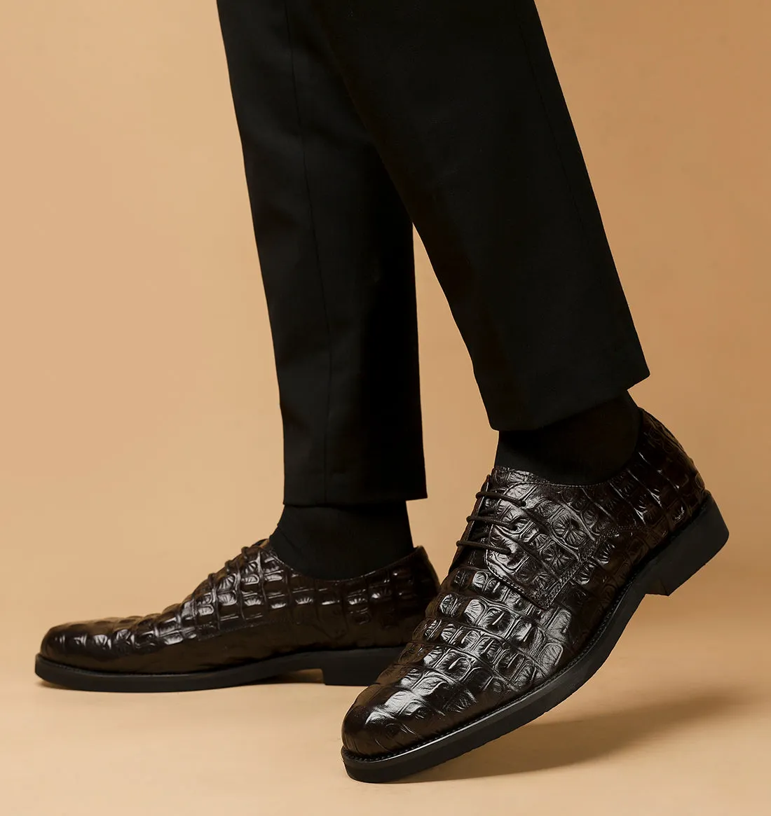 Men's Lace-up Leather Derby Comfort Shoes