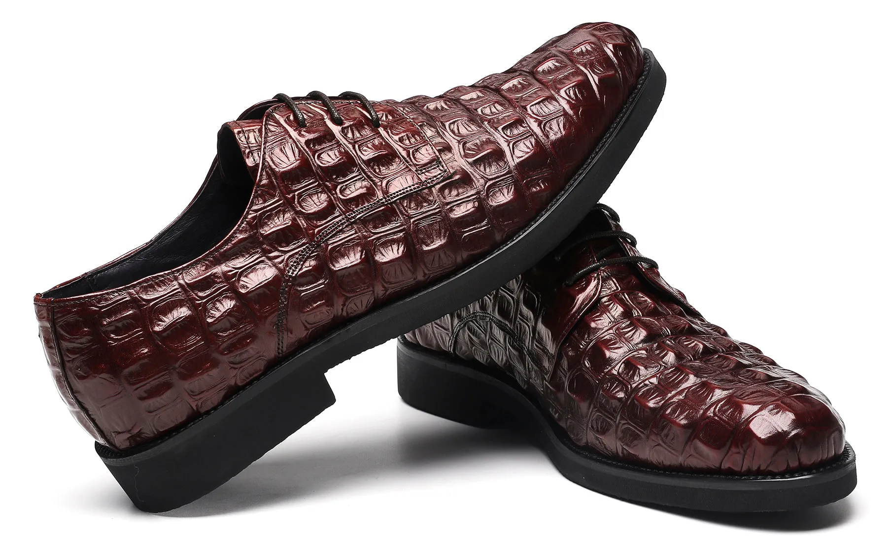 Men's Lace-up Leather Derby Comfort Shoes