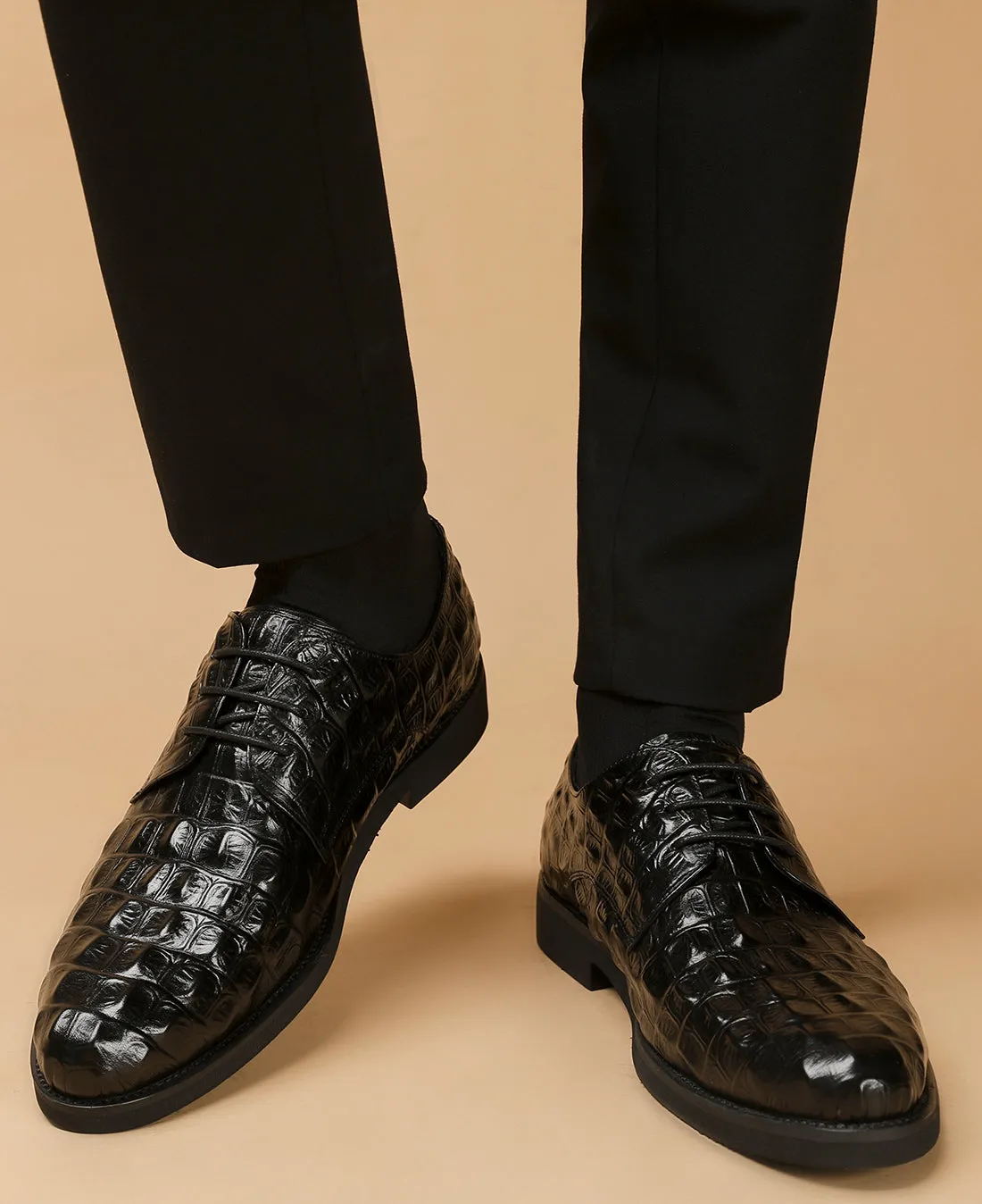 Men's Lace-up Leather Derby Comfort Shoes