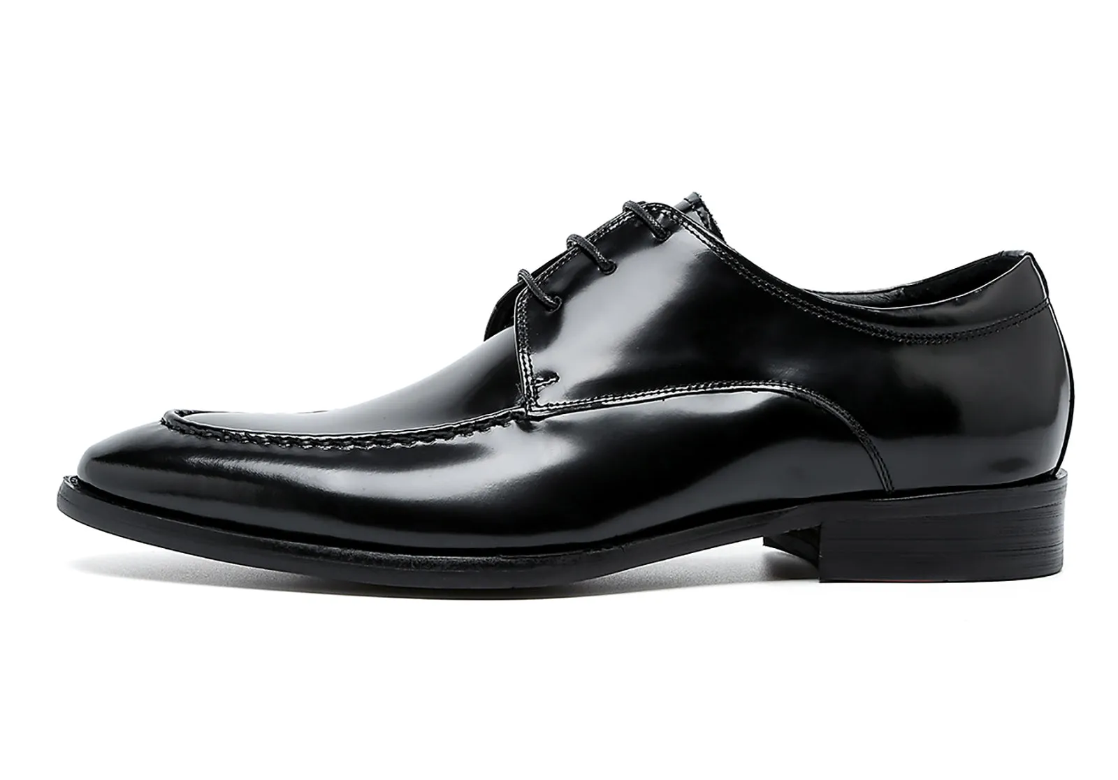 Men's Leather Patent Derby Formal Shoes