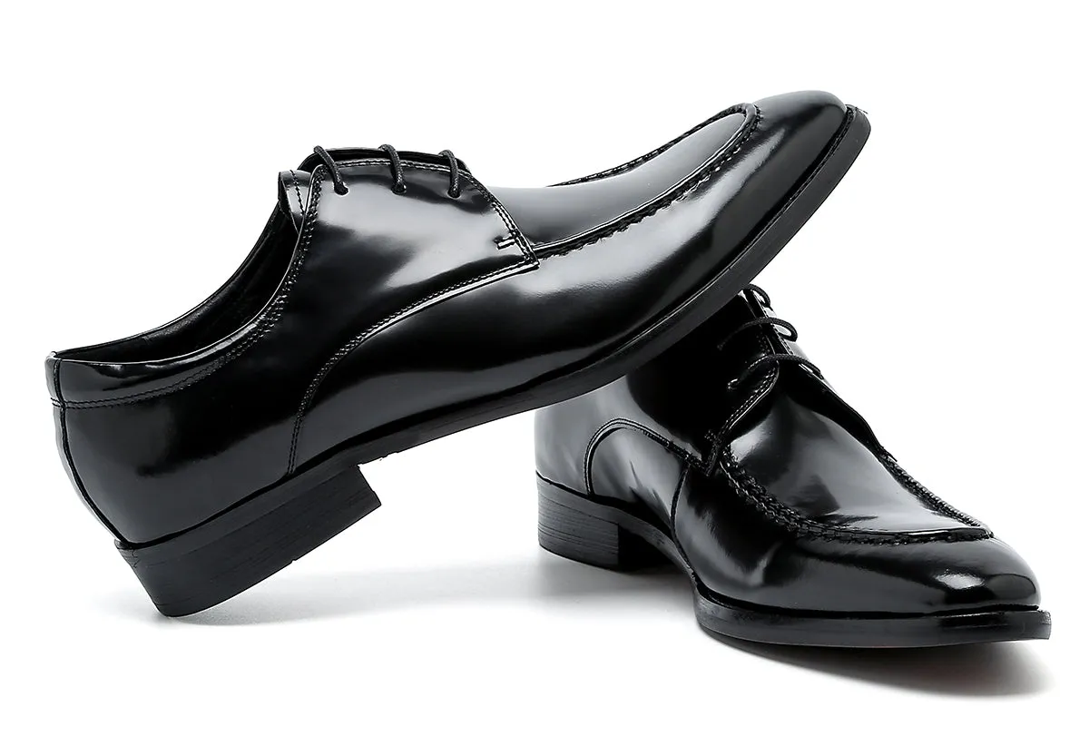 Men's Leather Patent Derby Formal Shoes