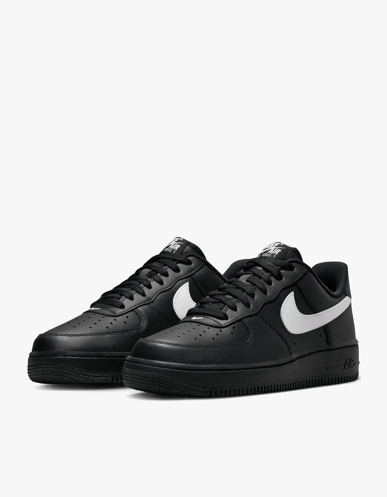 Mens Nike Air Force 1 07 - Black/White/Black