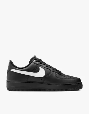 Mens Nike Air Force 1 07 - Black/White/Black