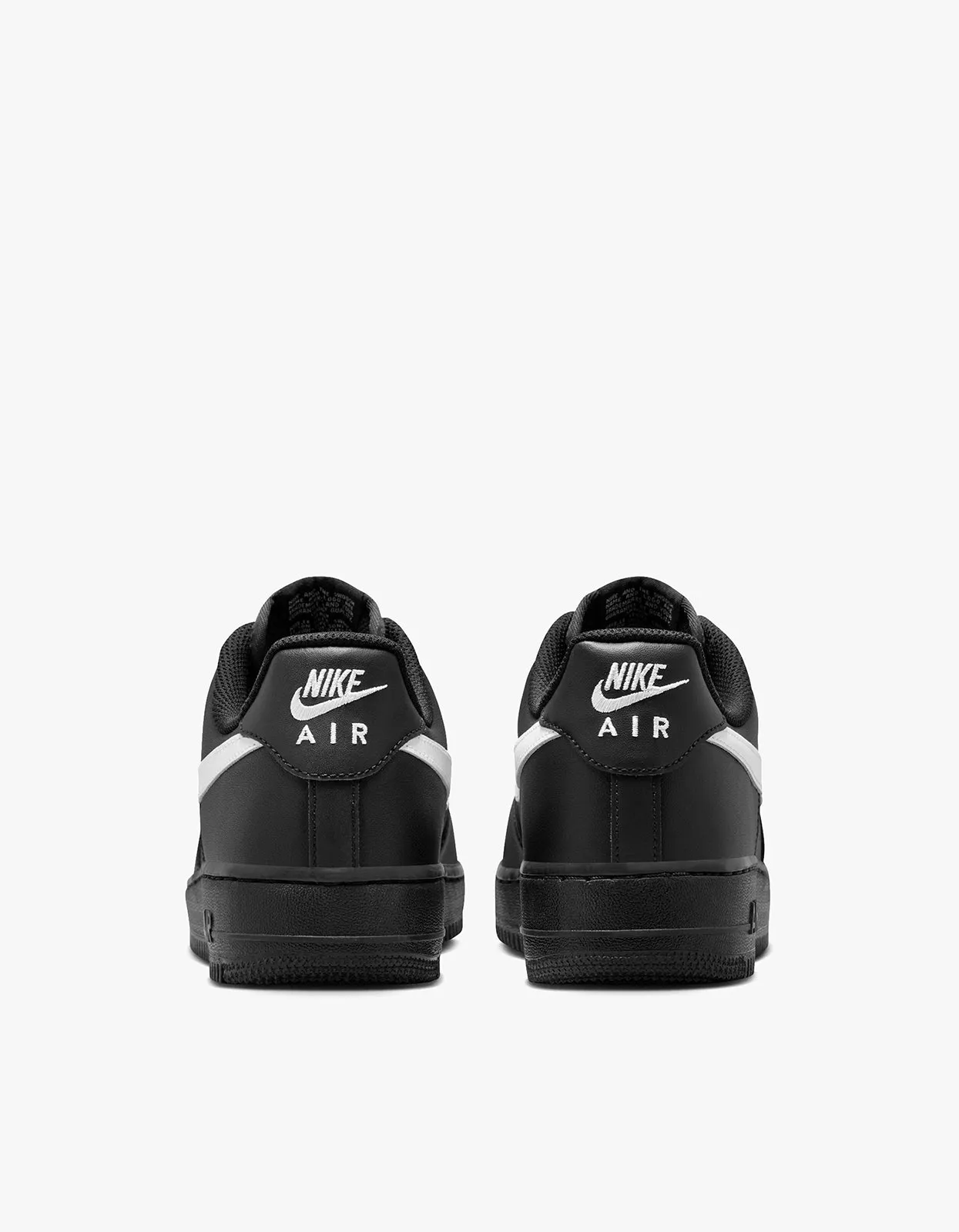 Mens Nike Air Force 1 07 - Black/White/Black