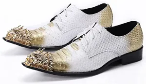 Men's Western Derby Dragon Metal Toe