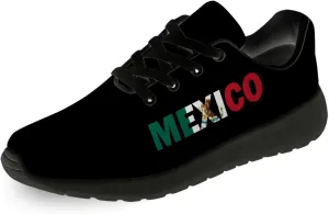 Mexican Flag Shoes Lightweight Comfortable Running Tennis Walking Fashion Sneakers for Men Women
