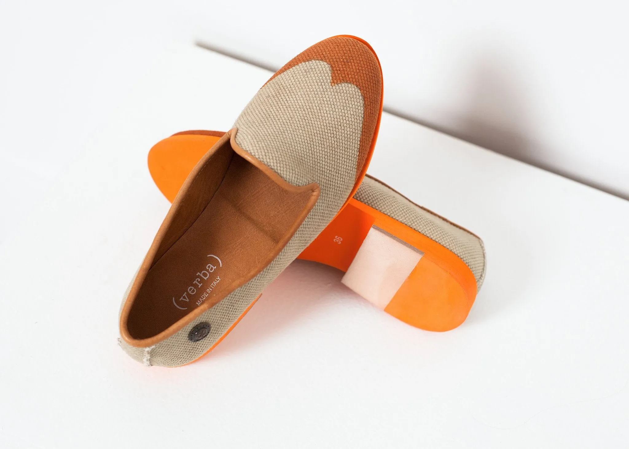 Most-ordered Worldwide tracking Wingtip Orange Loafer in
