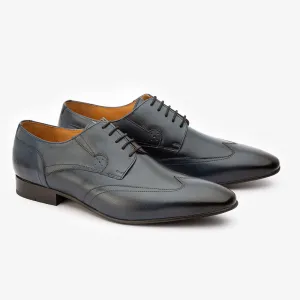 Navy Blue Multi Wingtip Derby