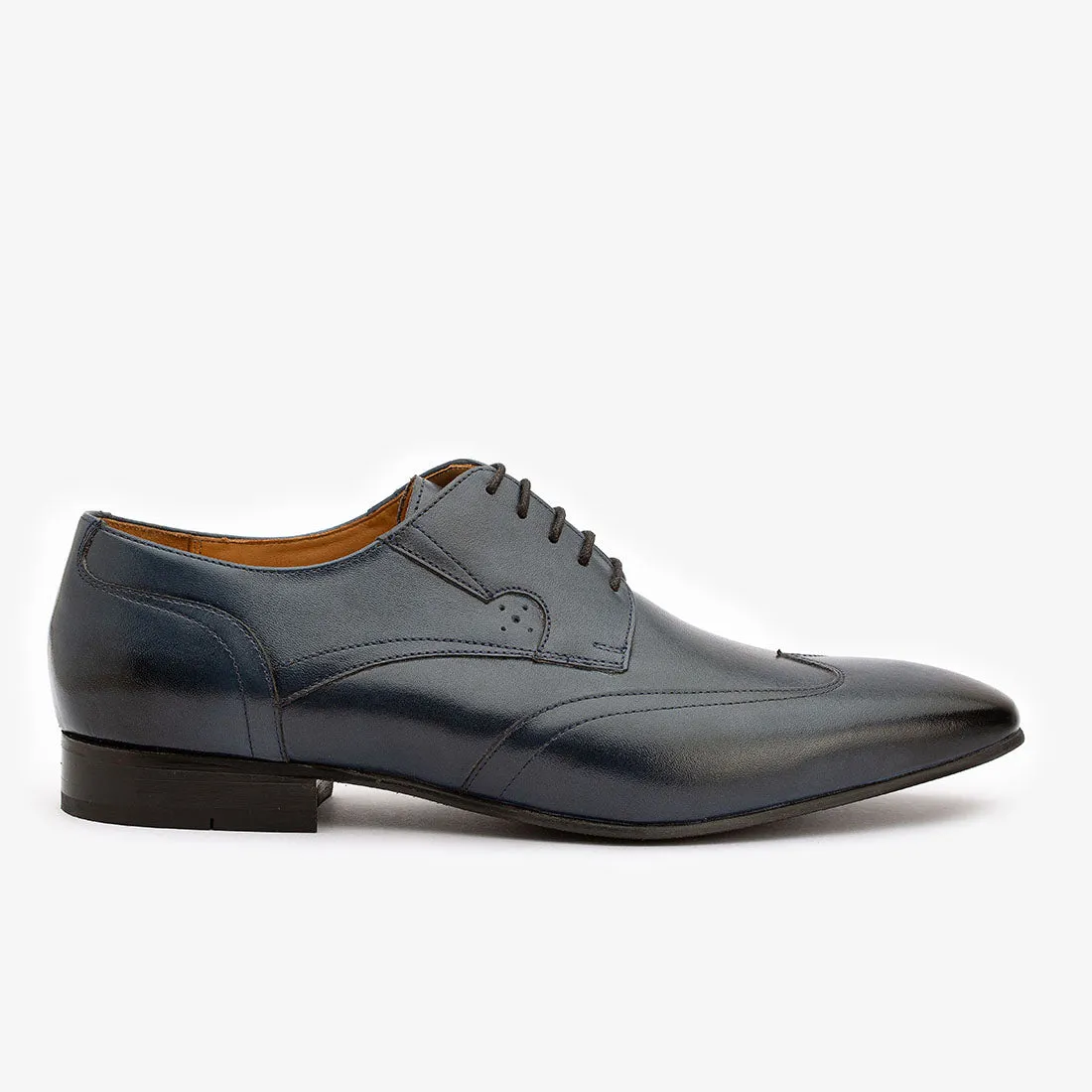 Navy Blue Multi Wingtip Derby