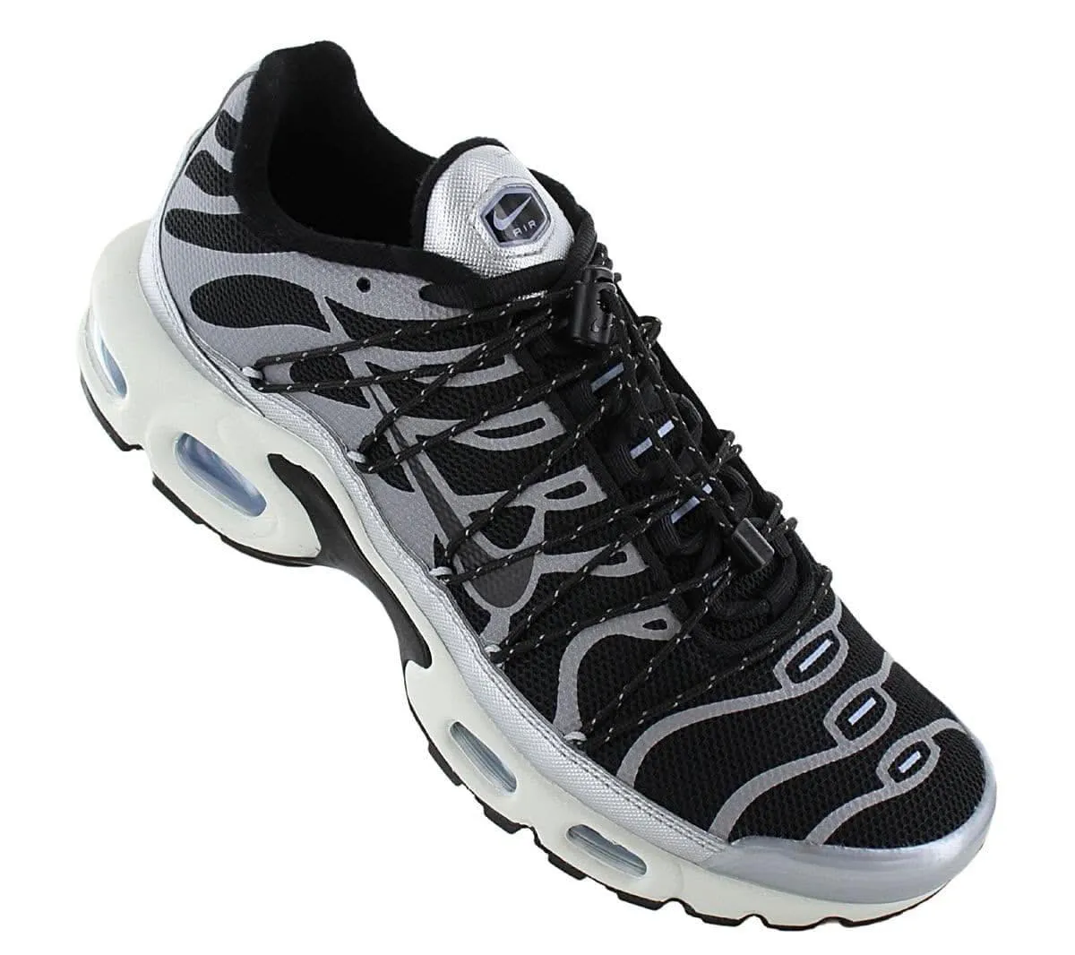 Nike Air Max Plus TN (W) - Lace Toggle - Damen Schuhe Schwarz-Silber FD0799-001