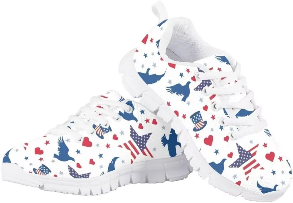 Pinupub Tennis Casual Sports Shoes for Boys Girls Breathable Soft Non Slip Lace Up Sneakers