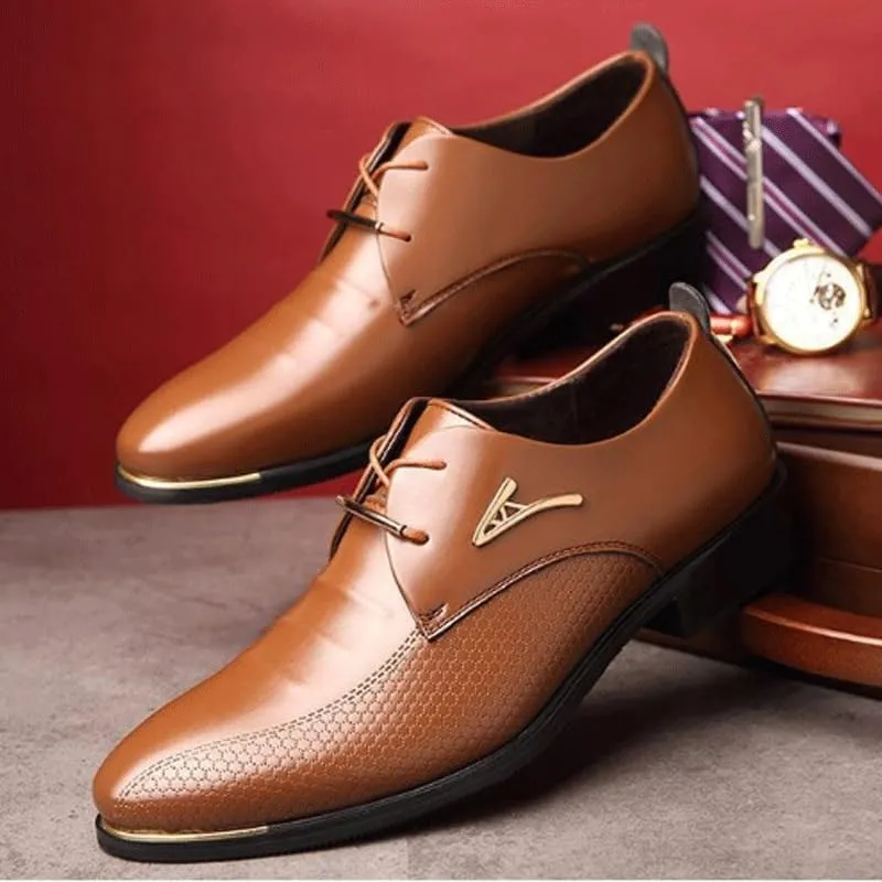 Plus Size Mens Patent Leather Lace-Up Platform Dress Oxfords Shoes Classic Lace-up Formal Tuxedo Derby Shoes Mens Dress Shoes for Weddings, Parties, Work, Church, Pro