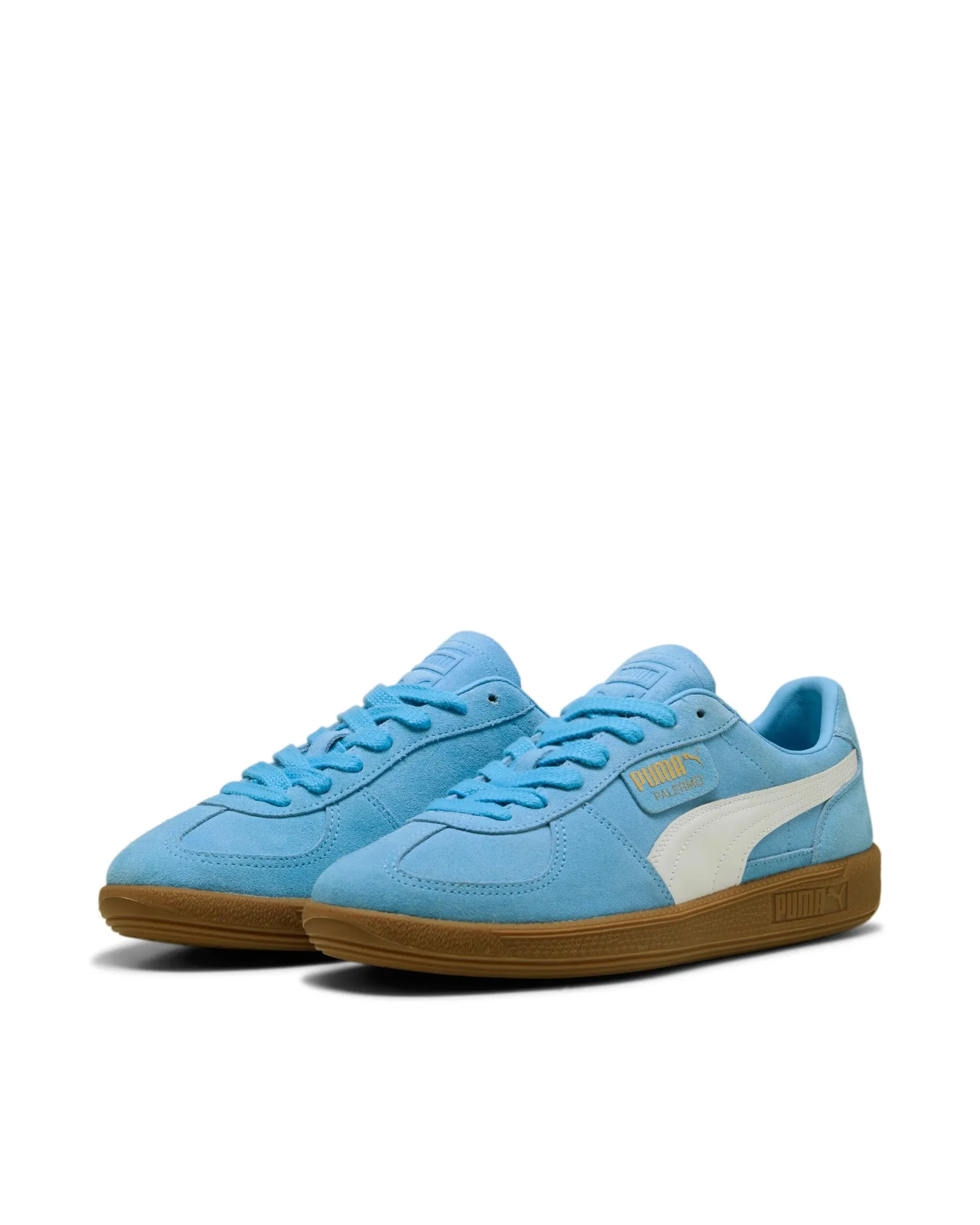 Puma sneaker palermo team ljusblå/vit