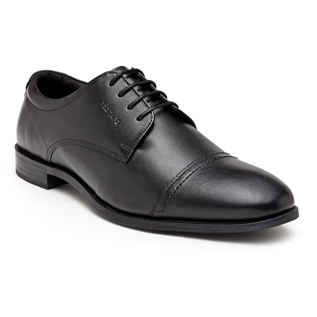 RedTape Men Black Derby Shoes