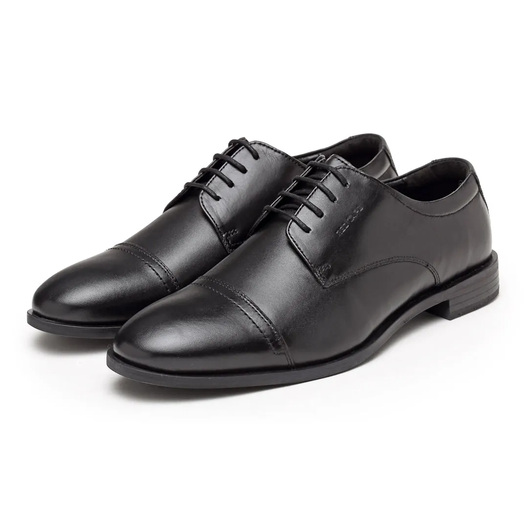 RedTape Men Black Derby Shoes