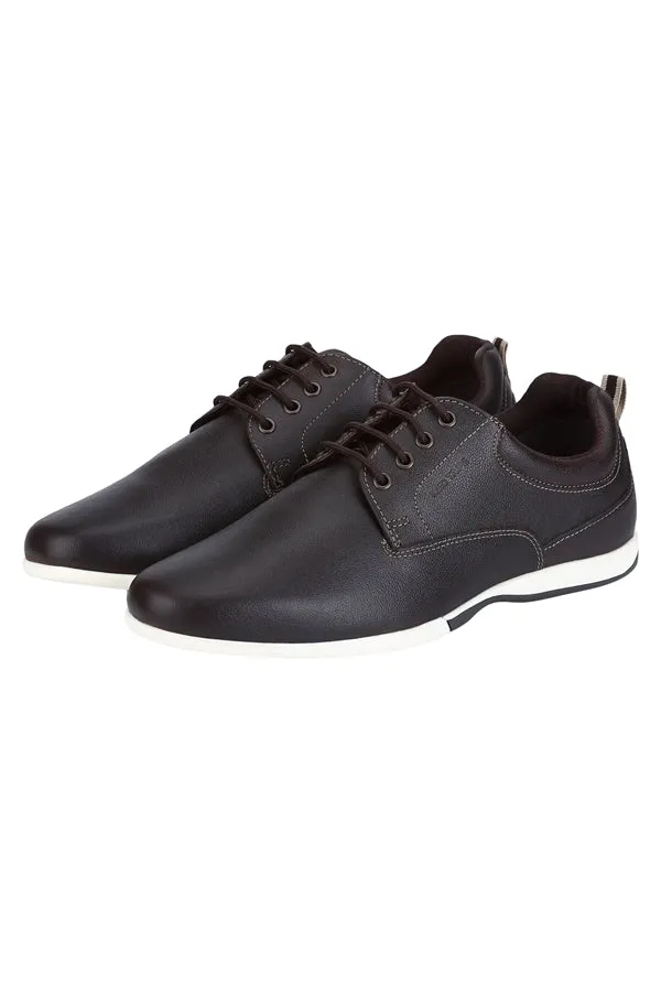 RedTape Men Brown Derby Shoes