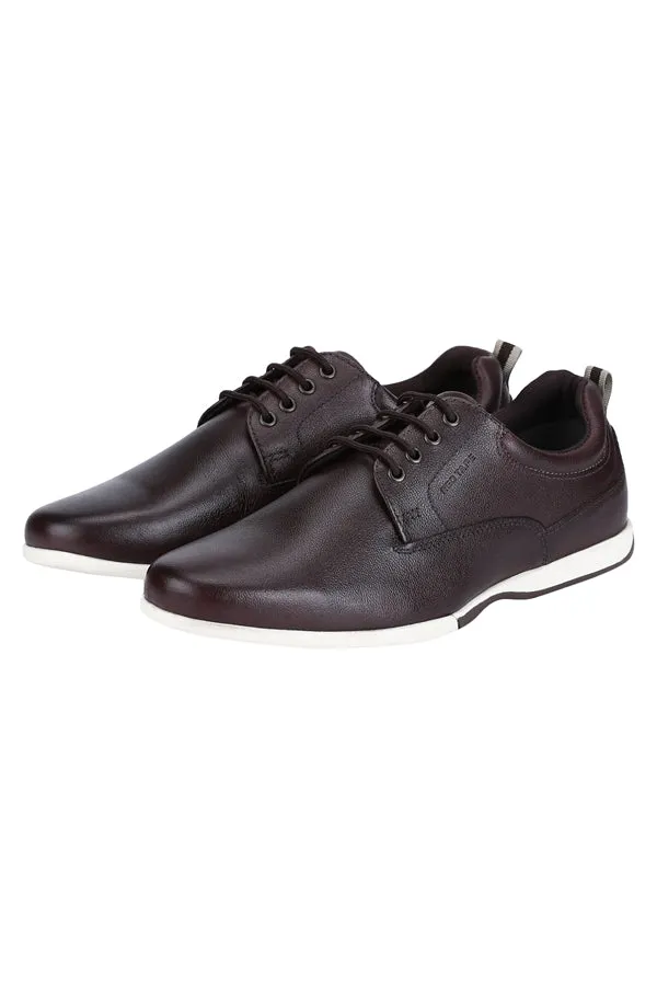 RedTape Men Brown Derby Shoes