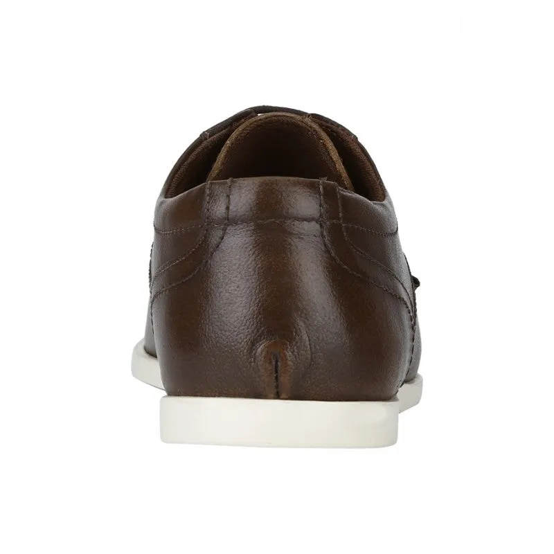 RedTape Men Tan Derby Shoes