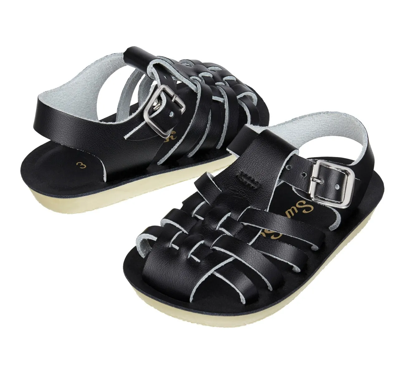 Sailor Black Kids Sandal