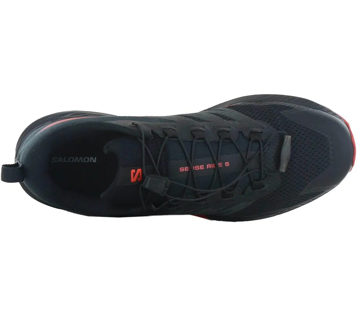 Salomon SENSE RIDE 5 - Herren Trail-Running Schuhe Laufschuhe Schwarz 472143