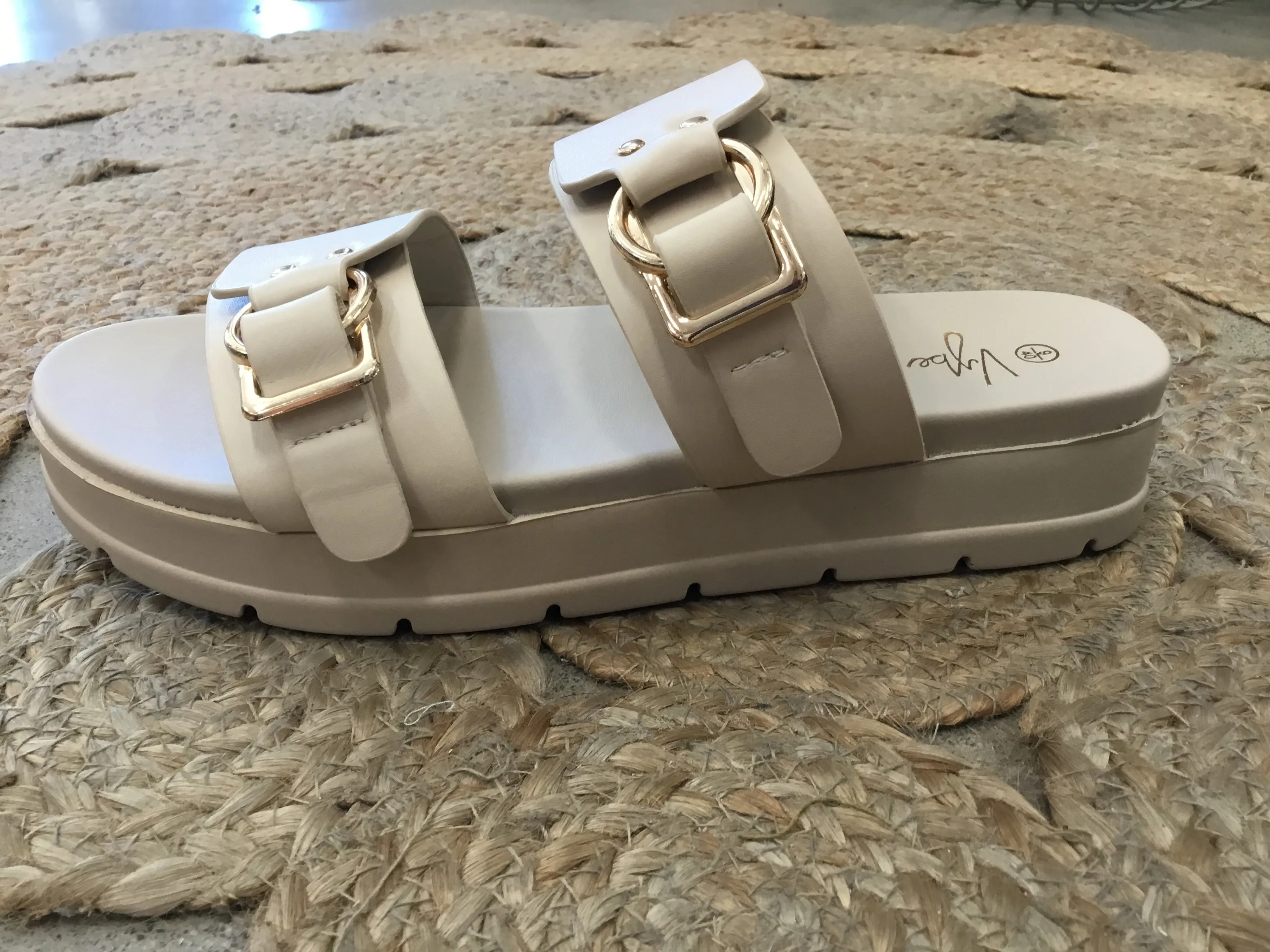 Sandal Gold Buckle Shoe