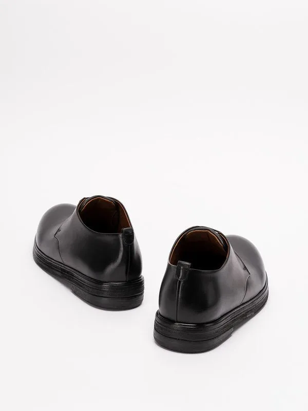 Scarpe Derby In Pelle `zucca Zeppa`