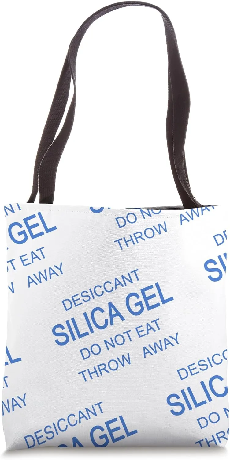 Silica Gel Desiccant Pack Blue Packet Funny Novelty Tote Bag