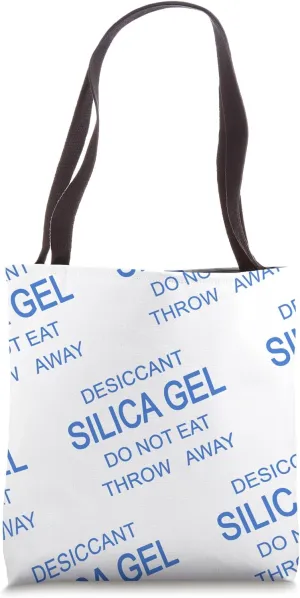 Silica Gel Desiccant Pack Blue Packet Funny Novelty Tote Bag