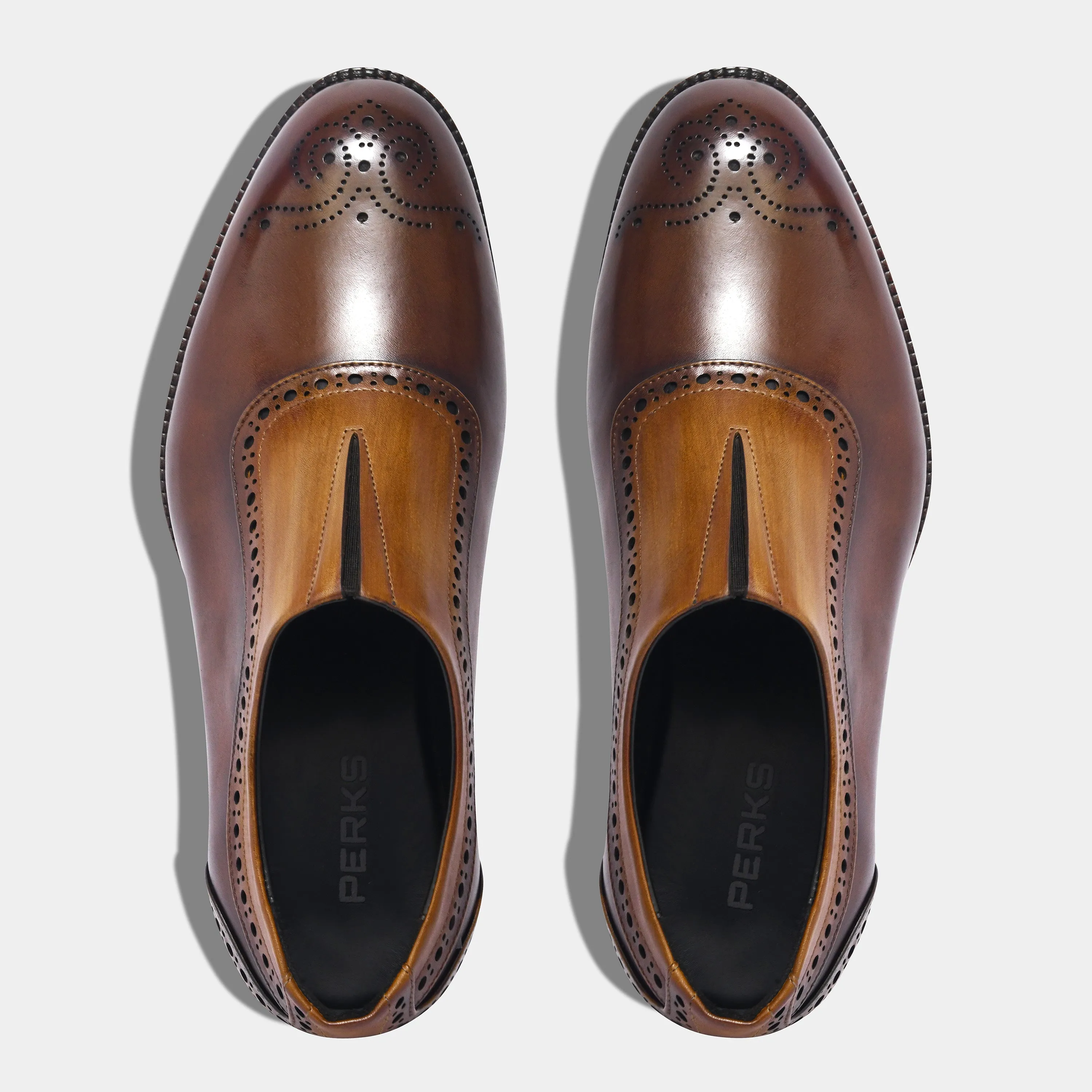 SOLOMONS LOAFER | BROGUE BROWN