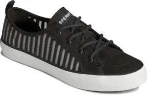 Sperry Mens Shoes Women's Crest Vibe Seasonal Sneaker, Black, 6.5