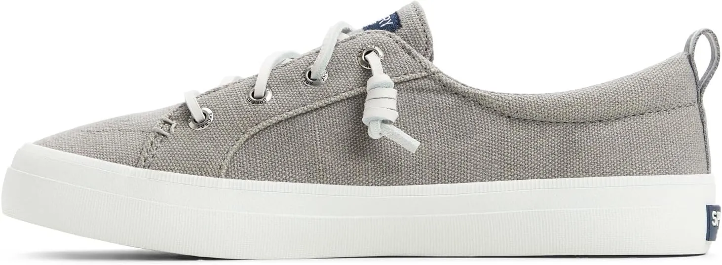 Sperry Women's Crest Vibe Sneaker, Grey, 5 Wide