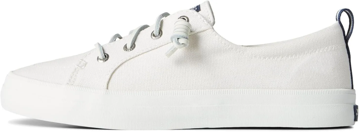 Sperry Women's Crest Vibe Sneaker, White, 6