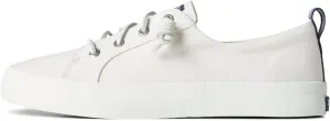Sperry Women's Crest Vibe Sneaker, White, 6