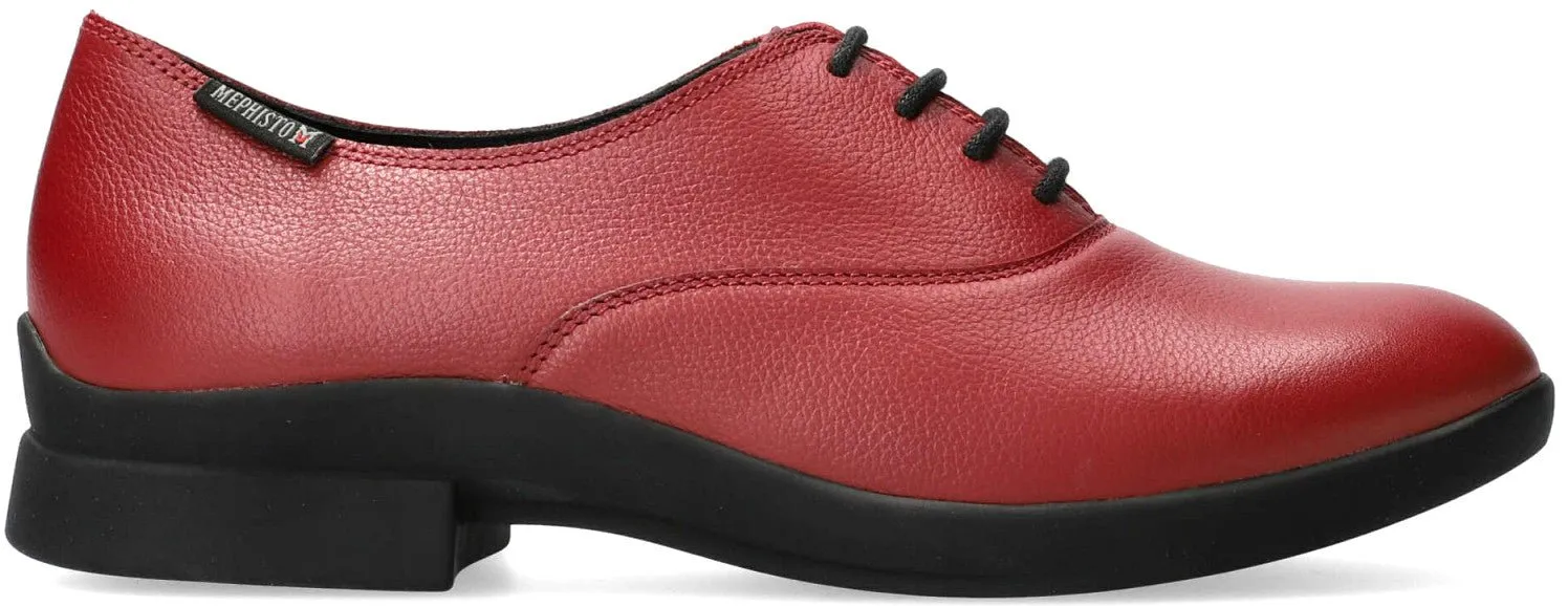 'Syla' women's lace-up shoe - Red