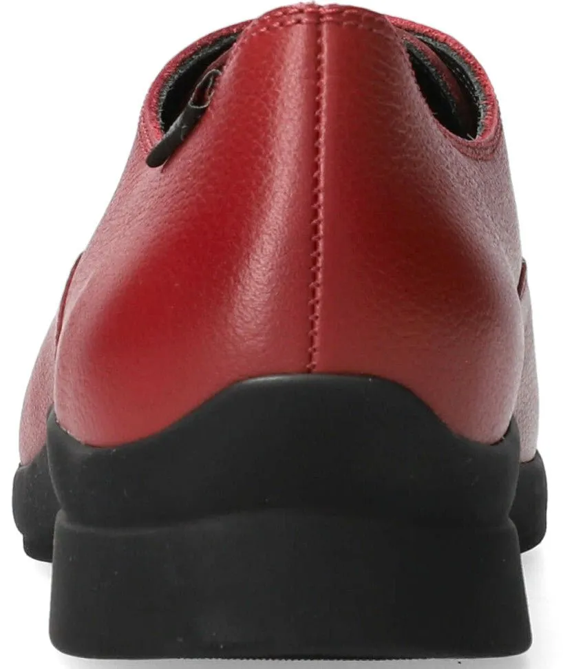 'Syla' women's lace-up shoe - Red