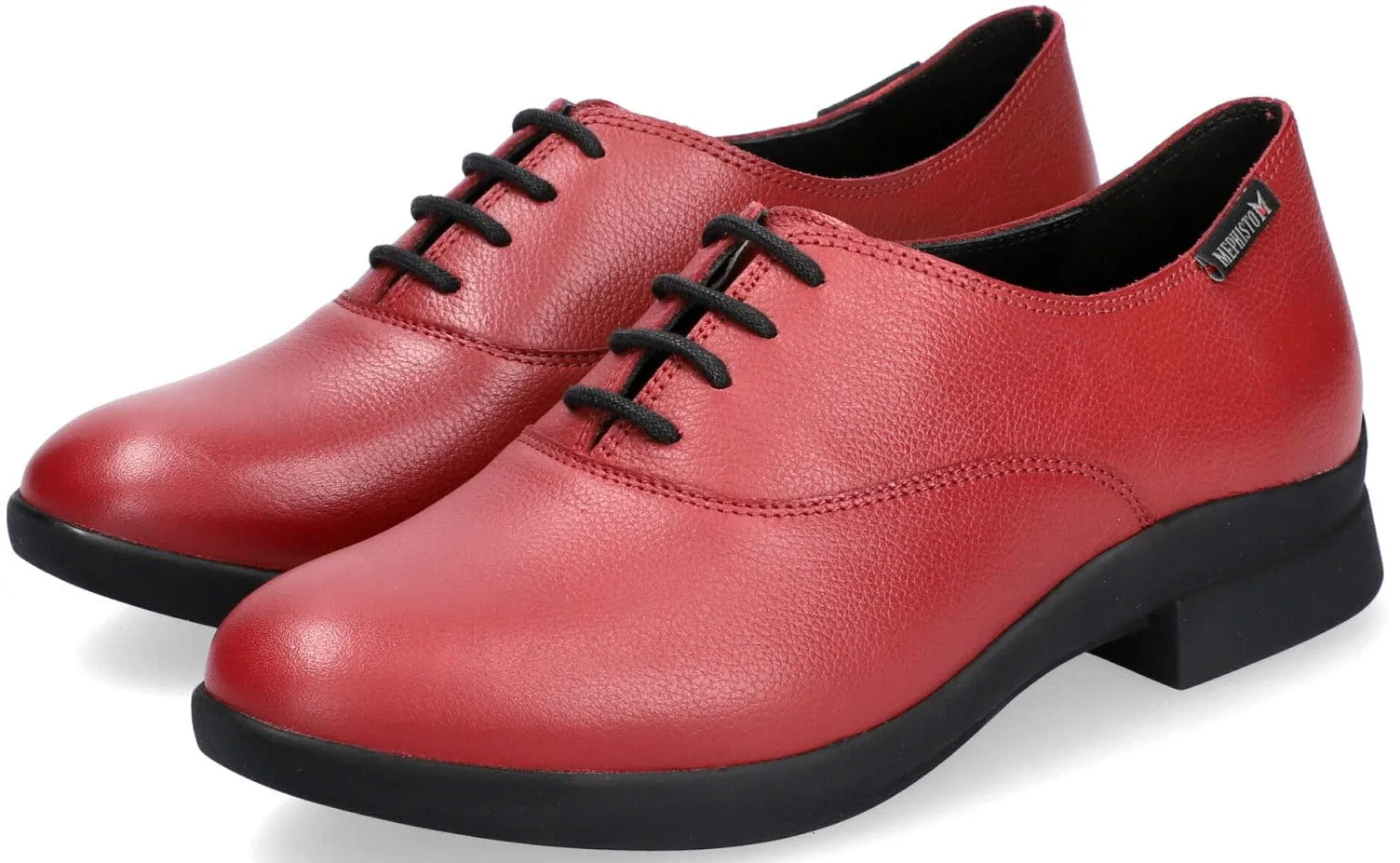 'Syla' women's lace-up shoe - Red