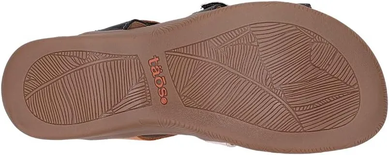 Taos Prize 4 Women's Walking Sandal - Stylish and Adjustable Three Strap Open Back Slide On Walking Sandal with Premium Arch Support and Cushioning for All Day Comfort