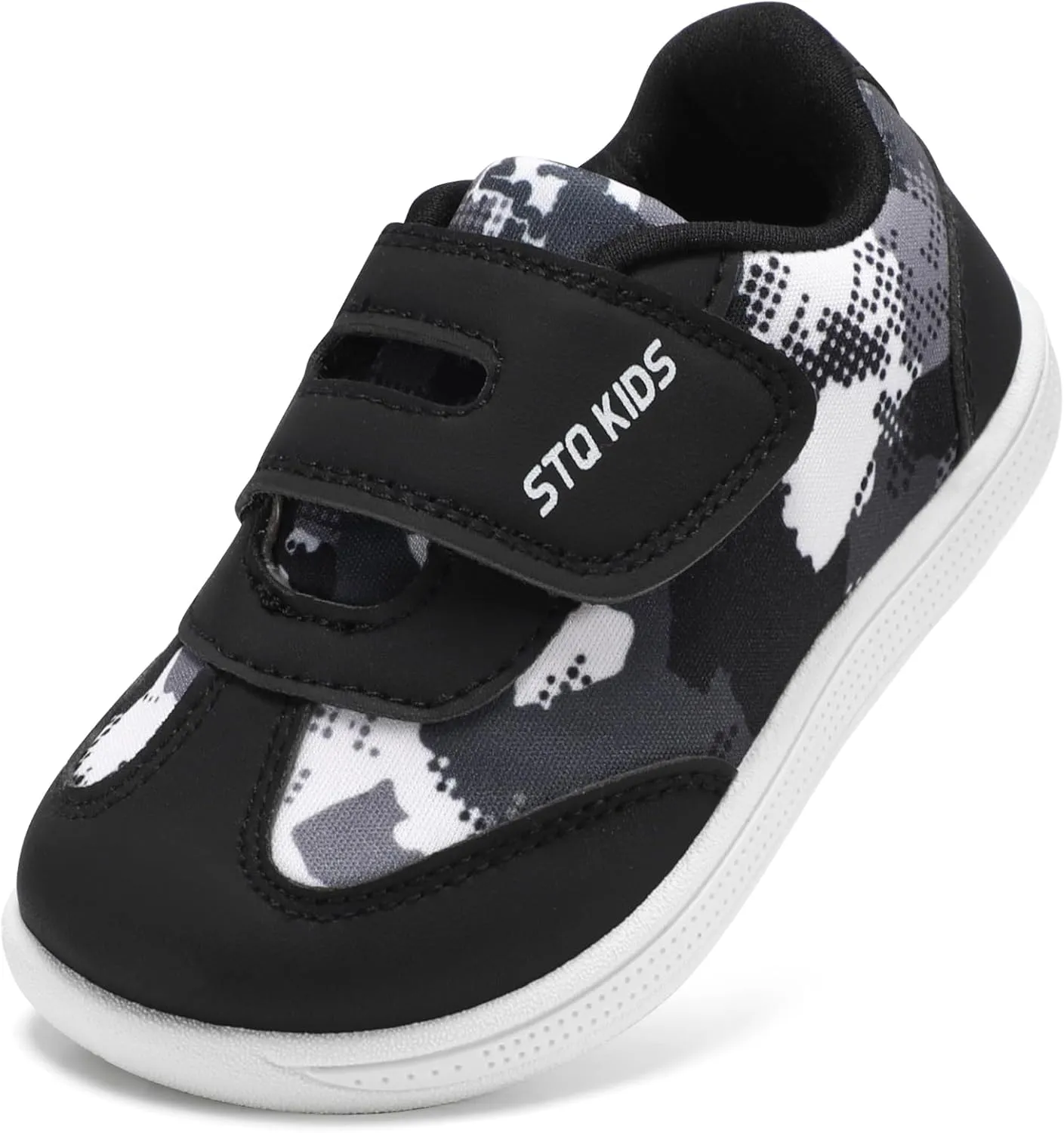 Toddler Wide Toe Box Shoes: Boys Barefoot Shoe Girl Sneakers Little Kids Tennis Non-Slip Zero Drop First Walking Breathable Running Athletic School Gym Sneaker