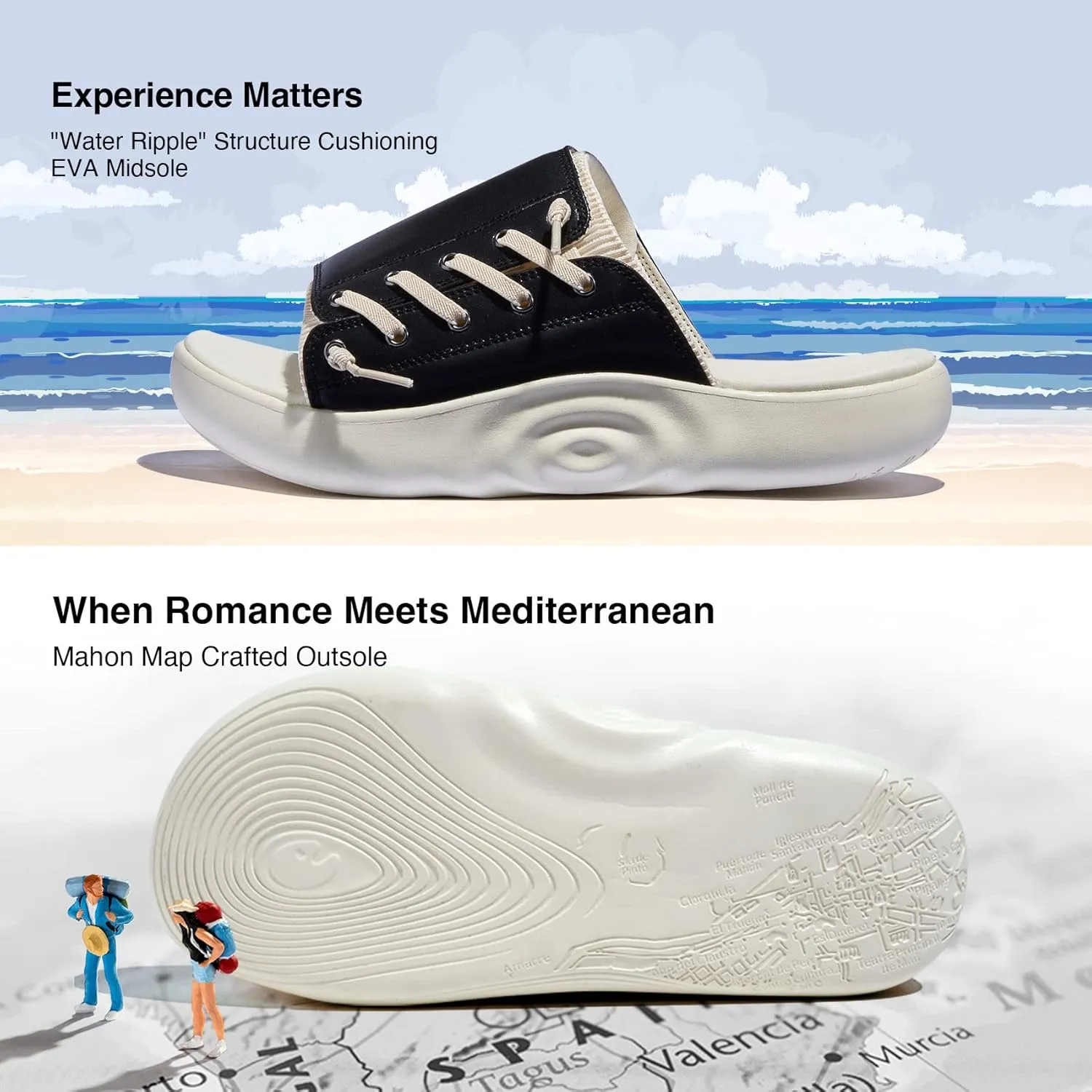 UIN Men's Slip On Walking Shoes Art Travel Lightweight Comfort Fashion Sneaker Mahon Series