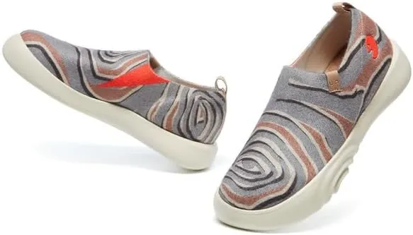 UIN Women's Art Travel Walking Shoes Slip On Casual Lightweight Fashion Sneaker Toledo ⅩⅤ