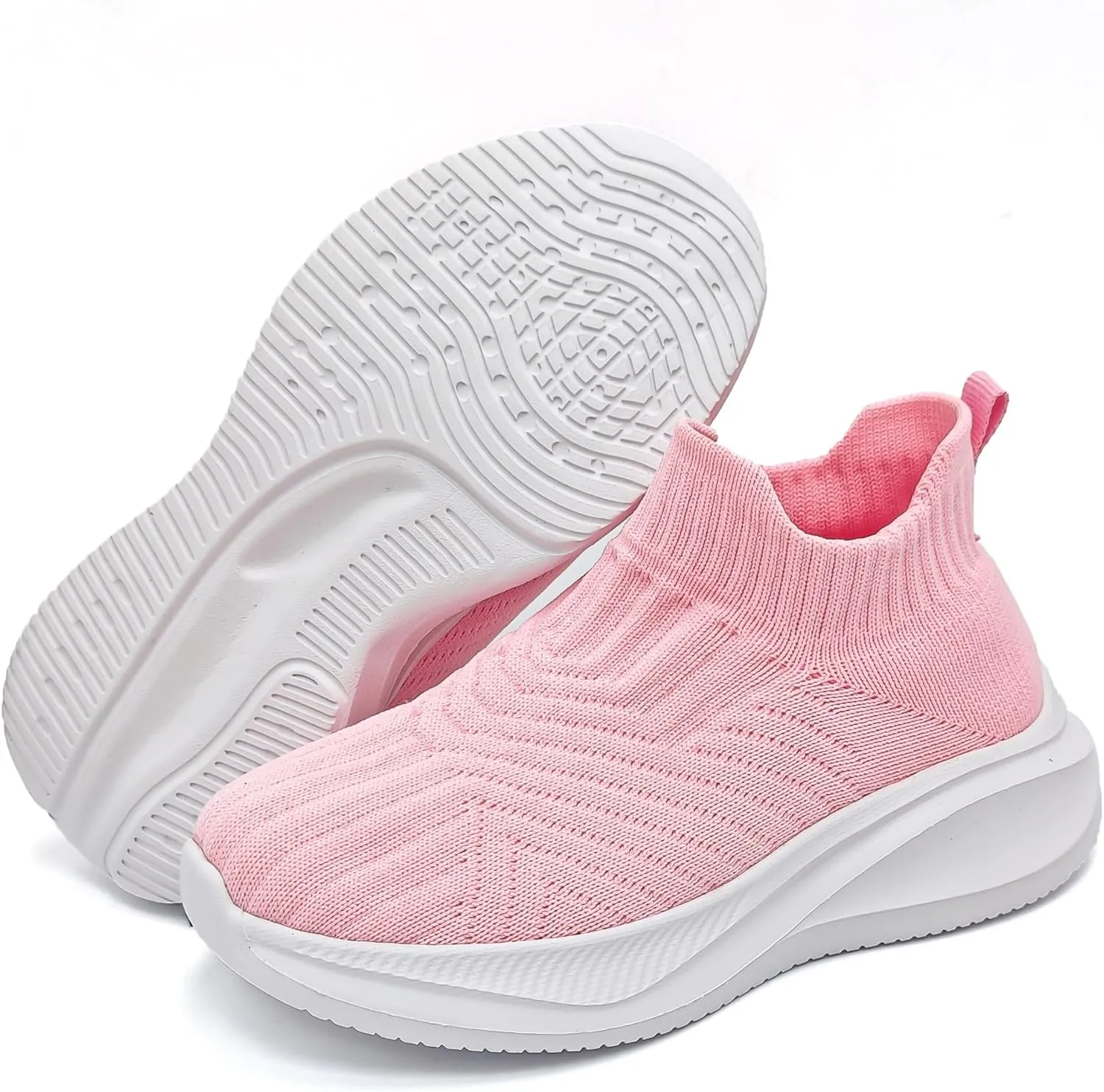 Umerigo Girls Boys Tennis Shoes Kids Slip On Sock Sneakers Summer Casual Gym Walking Atheletic Running Sneaker for Little Kid/Big Kid