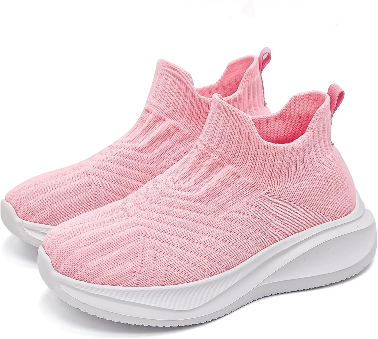 Umerigo Girls Boys Tennis Shoes Kids Slip On Sock Sneakers Summer Casual Gym Walking Atheletic Running Sneaker for Little Kid/Big Kid