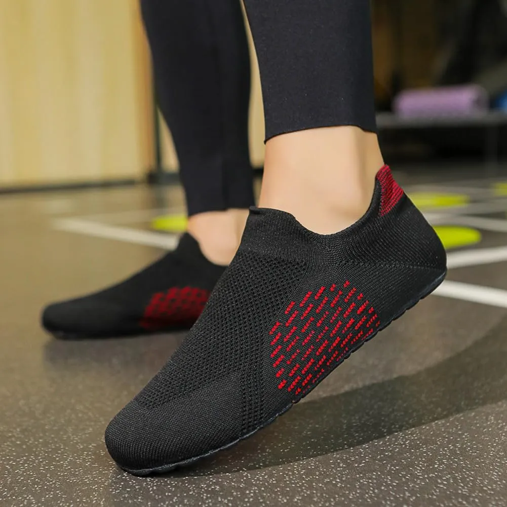 Unisex Lightweight Soft Mesh Indoor Sock Sneakers Breathable Fitness Gym Walking Yoga Shoes