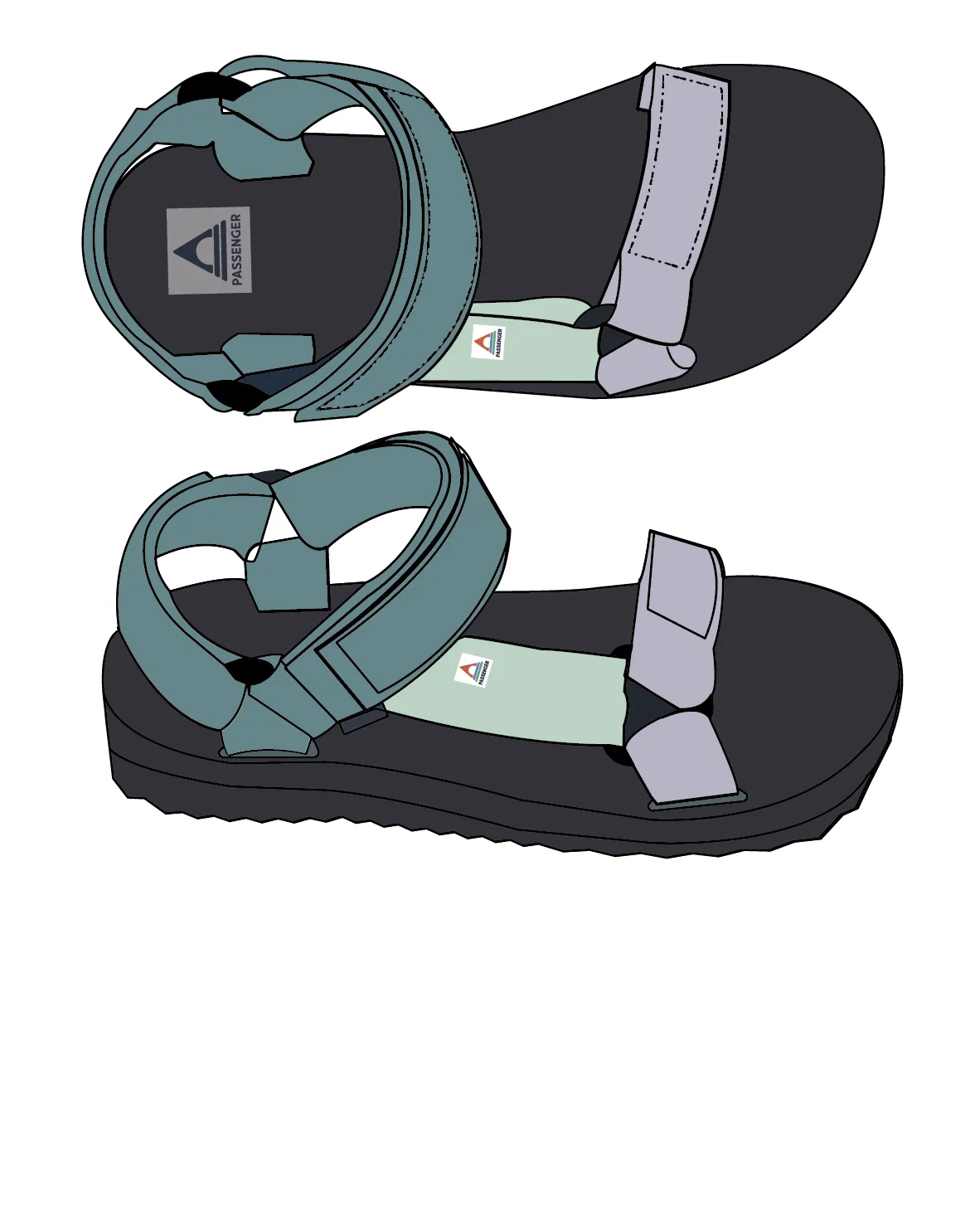 Venice Sandal - Arctic Multi