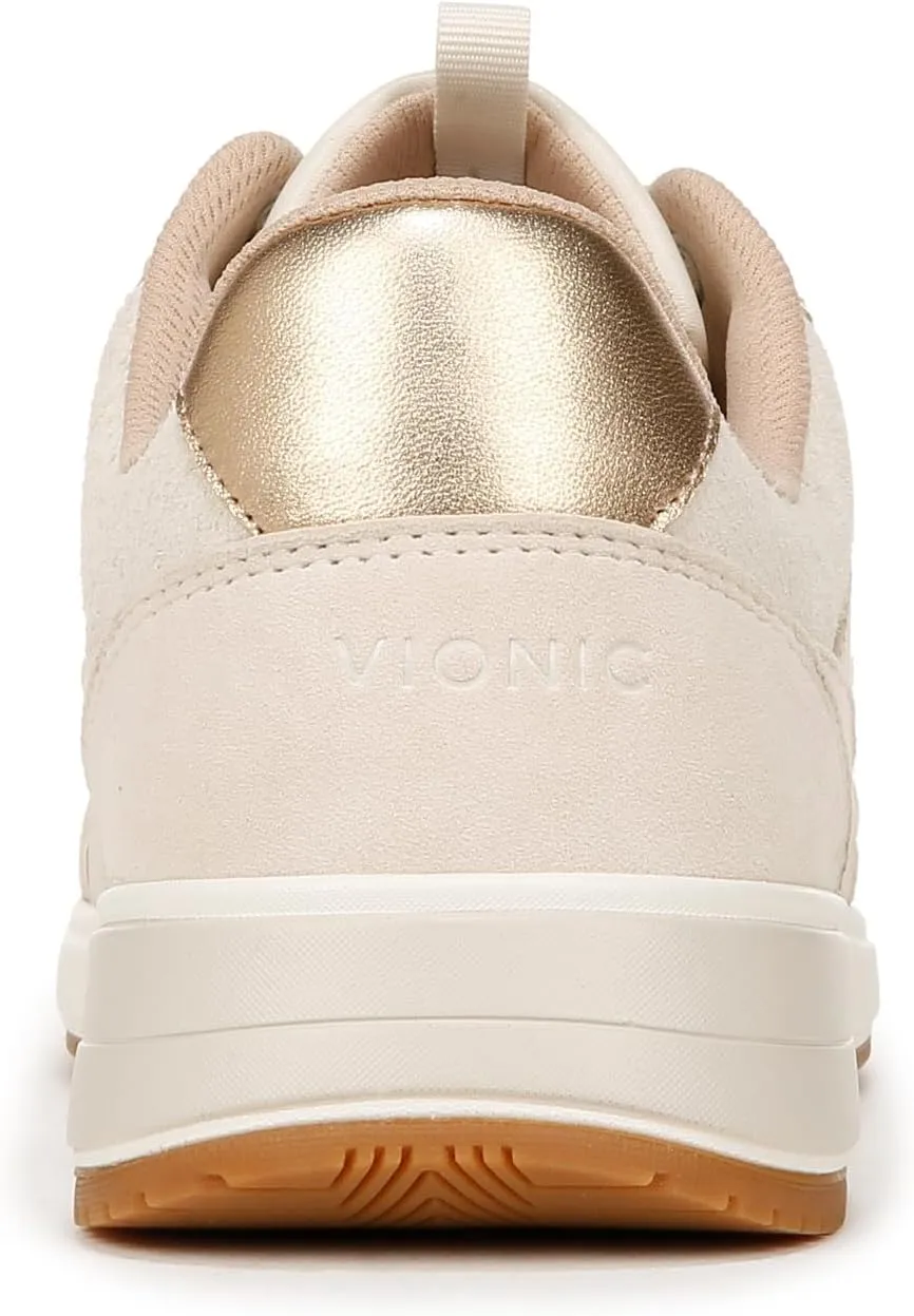 Vionic Women's Fashion Sneaker Nova – Comfortable Lace Up That Includes a Built-in Arch Support Insole That Helps Correct Pronation and Alleviate Heel Pain Caused by Plantar Fasciitis, Medium Width