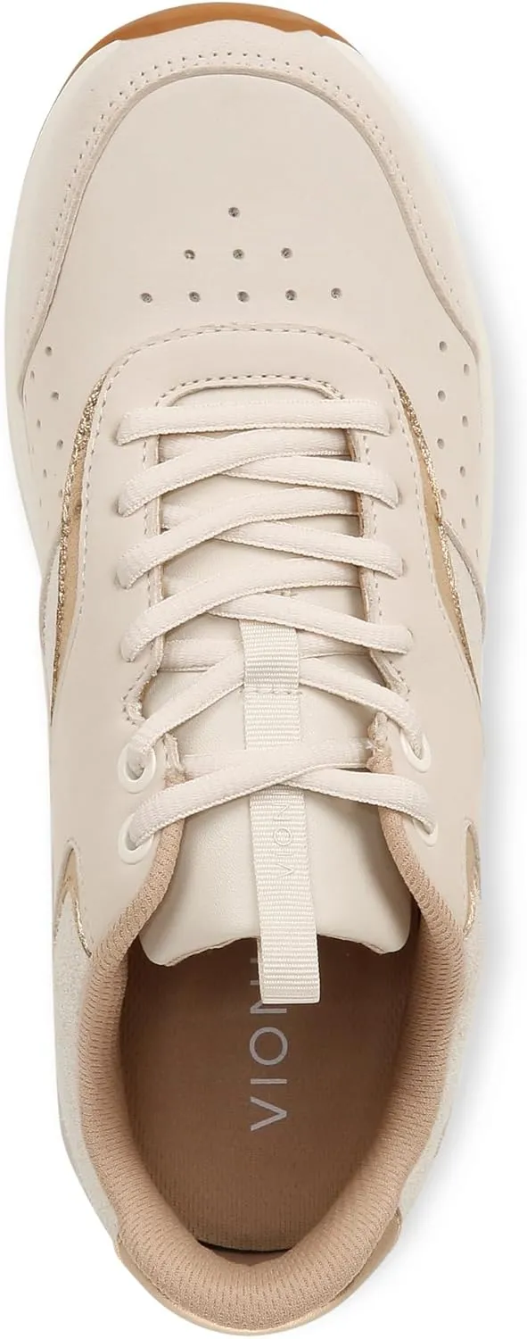 Vionic Women's Fashion Sneaker Nova – Comfortable Lace Up That Includes a Built-in Arch Support Insole That Helps Correct Pronation and Alleviate Heel Pain Caused by Plantar Fasciitis, Medium Width